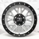 RIN 15X8 6-139.7 R1 SPORT LP125 GREY+BLACK LIP CHROME RIVETS ET-10 CB110