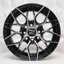 RIN 13X5.5 4-100/114.3 R1 SPORT 236 BLACK MACHINE FACE ET20 CB73.1 