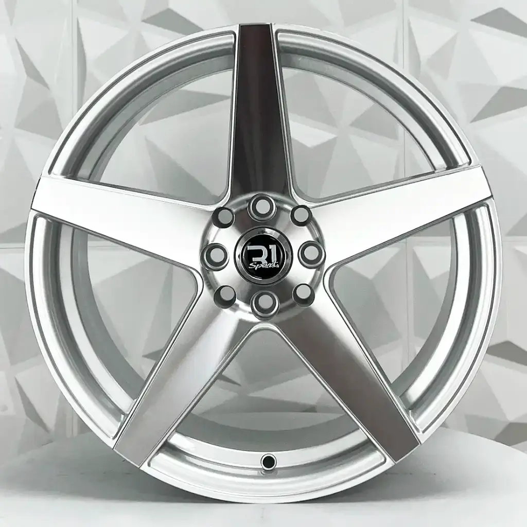 RIN 17X8 5-114.3 R1 SPORT DX427 SILVER MACHINE FACE ET35 CB73.1
