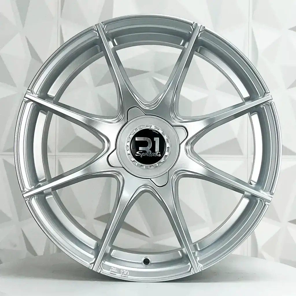RIN 18X8 5-100 R1 SPORT SWOH04 SILVER ET38 CB73.1