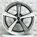 RIN 22X11 5-127 R1 SPORT QC5205 BLACK MACHINE FACE MACHINE LIP ET15 CB78.3