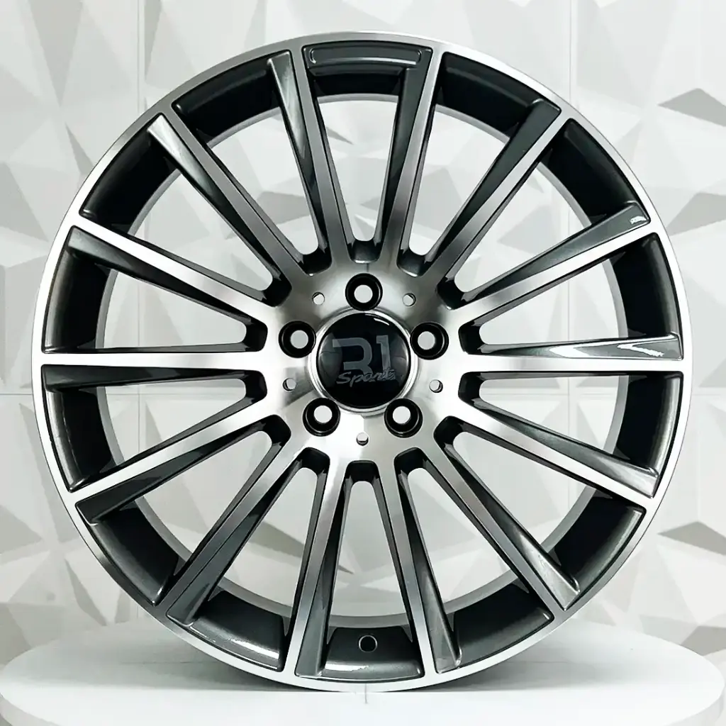 RIN 20X9.5 5-112 R1 SPORT 866 GUNMETAL MACHINE FACE ET43 CB66.6